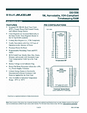 DataSheet DS1556 pdf